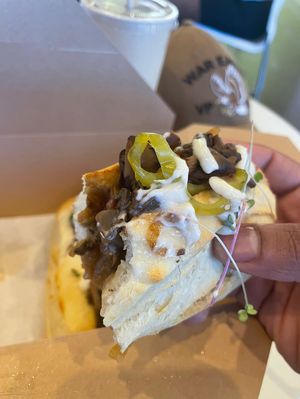 Jax Mushroom Au Jus  at The Hungry Caterpillar in Jacksonville