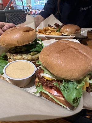 birdhouse signature sandwich & another, 2 sandos for 10$!  at Gora's Grill in Ypsilanti