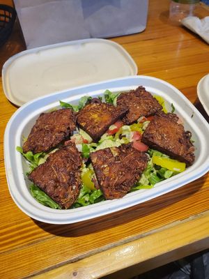 Greek Out Bowl at Gora's Grill in Ypsilanti