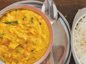 Vegetable korma  at Dosa Hut in Rocky Hill