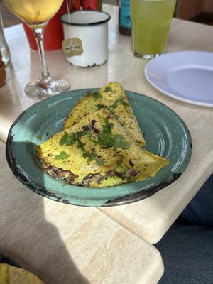 Quesadillas  at La Chingada in Montevideo