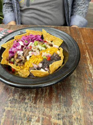 Poke bowl  at La Chingada in Montevideo
