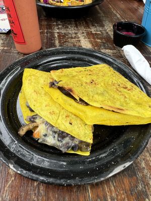 Quesadillas  at La Chingada in Montevideo