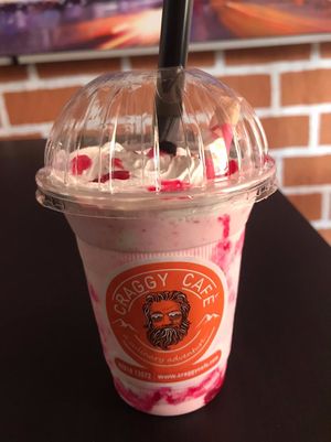 Strawberry Thickshake at Craggy Cafe in Hyderabad