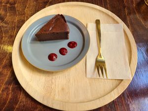 Vegan Chocolate Cake at Manoya in Sendai