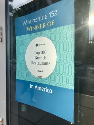 OpenTable best brunch restaurantt  at Moonshine 152 in Boston