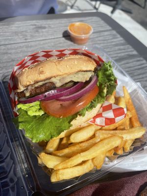 Vegan beyond burger   at 3 Mundos in Monterey