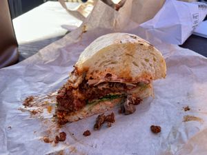 Vegan Cuban tri tip   at 3 Mundos in Monterey