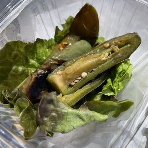 Roasted Jalapeños   at 3 Mundos in Monterey