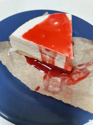 Vegan cheesecake  at 3 Mundos in Monterey