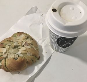 Coffee to go and pistachio roll at Gateau - Tripla in Helsinki