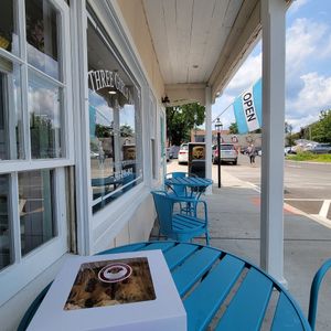 Three Girls Vegan - Downtown - my favorite place for vegan baked goods and vegan rice bowls. at Three Girls Vegan Creamery - Downtown in Guilford