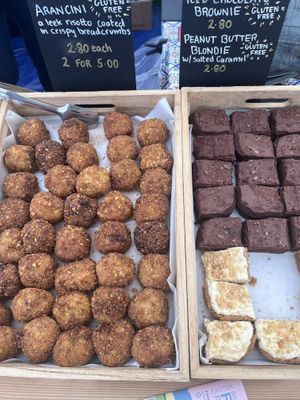 the arancini was to die for  at The Vegan Habit in Hythe