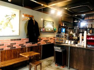 inside the shop at Woodberry Coffee - Setagaya in Tokyo