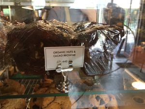 Nuts and cacao brownie at Woodberry Coffee - Setagaya in Tokyo