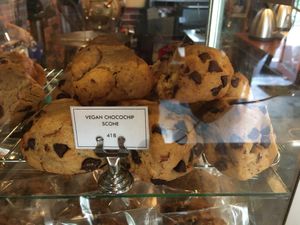 Chocolate chip scone at Woodberry Coffee - Setagaya in Tokyo