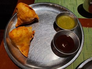Samosa at Pongal - Midtown in New York City