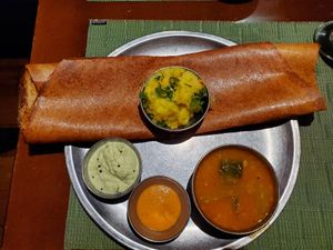 Masala dosa at Pongal - Midtown in New York City