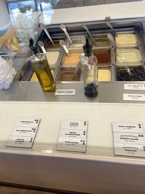 Dressings at Salata in Conroe