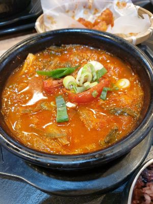 hangover soup - tomato at Zero Vegan in Seoul