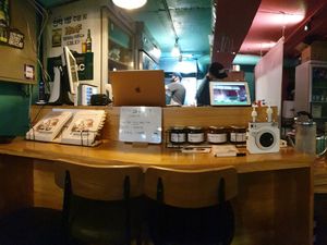 interior at Zero Vegan in Seoul