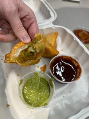 Samosa at Bombay Street Food 2 in Washington