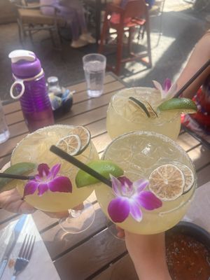 Giant skinny margs  at Maracas Mexican Cantina & Grill in Palm Springs