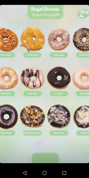 Royal Donuts - vegan ungefüllt at Royal Donuts - Ottensen in Hamburg