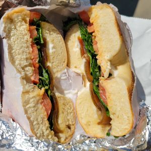 BLT absolutely amazing at Cafe Moca in Brooklyn