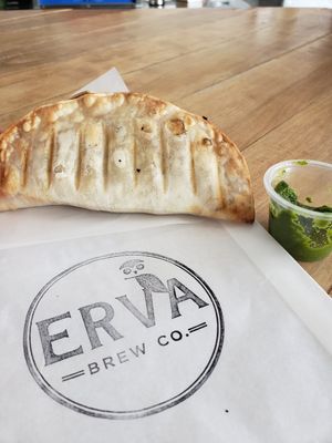 Empanada. Delicious at Erva Brew Co. in Pasadena