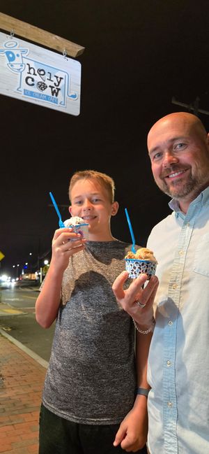  at Holy Cow Ice Cream Cafe in Gloucester