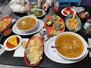 Everything was yummy  at Mamicon's Vegan Mexican Restaurant in Northridge
