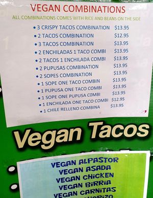  at Mamicon's Vegan Mexican Restaurant in Northridge