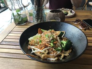 Udon noodles  at Ahimsa in Munich