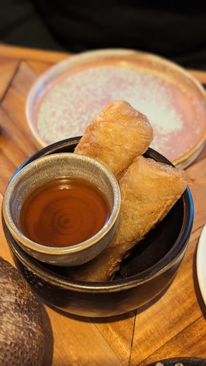 Shaolin Rolls. Taste a million times better than they look at Ahimsa in Munich