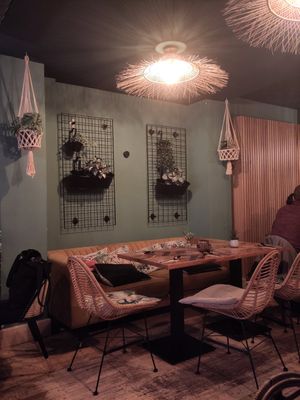 Couch seating at Ahimsa in Munich