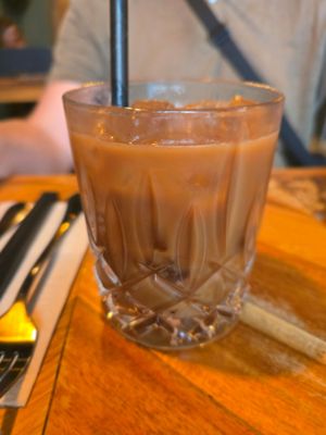 Vietnamese coffee at Ahimsa in Munich