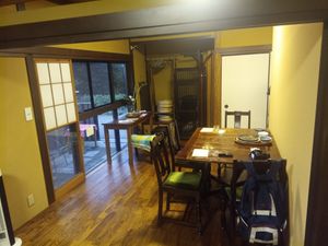 Dining area at Sui Cafe in Tokyo