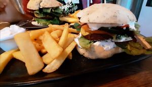 Vegan Burger at 1894 Bistro & Bar in Goslar