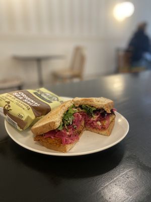 Gaia Cafe - Vegan Reuben  at Gaia Cafe in Grand Rapids