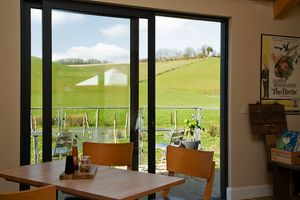 Stunning views across the valley. at On The Brook in Bruton