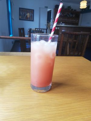 Rhubarb lemonade at The Sundial Kitchen in Bristol