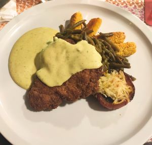 Schnitzel at Die Grüne Finca in Leverkusen