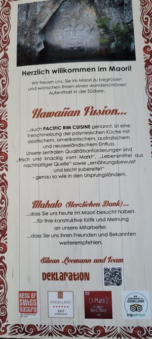  at Maori in Schlieren