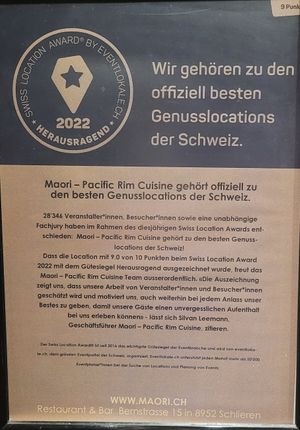  at Maori in Schlieren