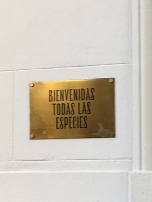 "All species are welcome"  at Bioma in Buenos Aires