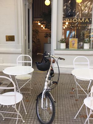 Outside at Bioma in Buenos Aires