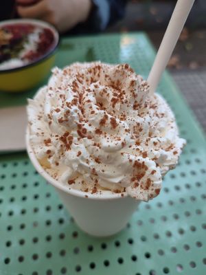 Choconut frapu at Bioma in Buenos Aires