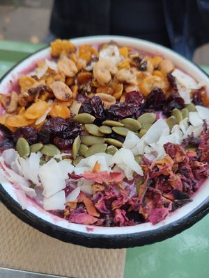 Smoothie bowl at Bioma in Buenos Aires