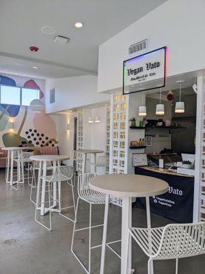 Indoor seating available. at Vegan Vato in Albuquerque
